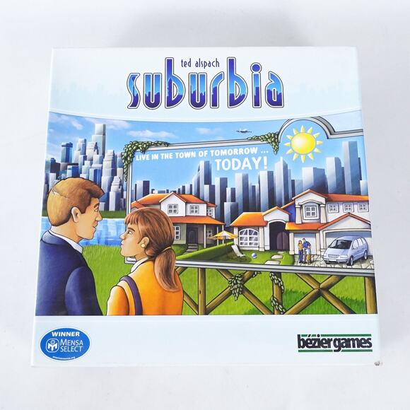 Suburbia City Building Strategy Board Game Bezier Games Ted Alspach New Open Box - Picture 1 of 13